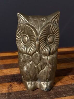 Vintage Brass Owl | Mid-Century Charm